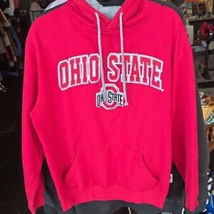 Colosseum Ohio State Red Hoodie
